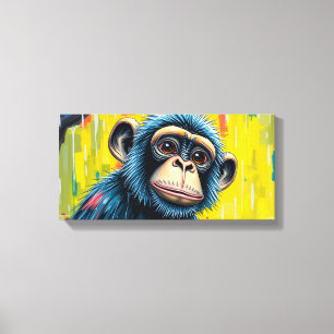 Toile Singe Amusant