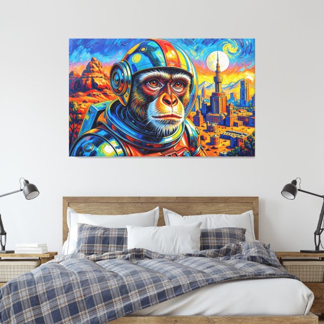 Toile Singe de l'espace-8 (Insitu(Chambre))