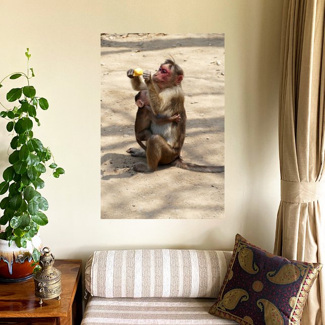 Toile Singe - Petit-déjeuner de maman (Créateur téléchargé)
