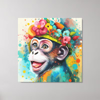 Singe souriant