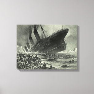 Toile Sinking RMS Titanic