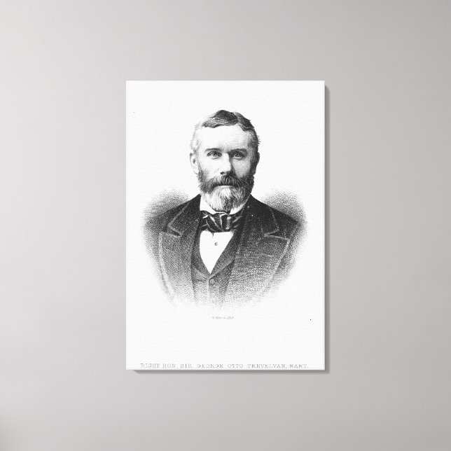 Toile Sir George Otto Trevelyan (Recto)