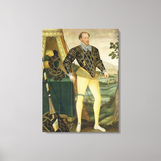 Toile Sir William Drury, de Hawstead, Suffolk (1527-1579 (Recto)