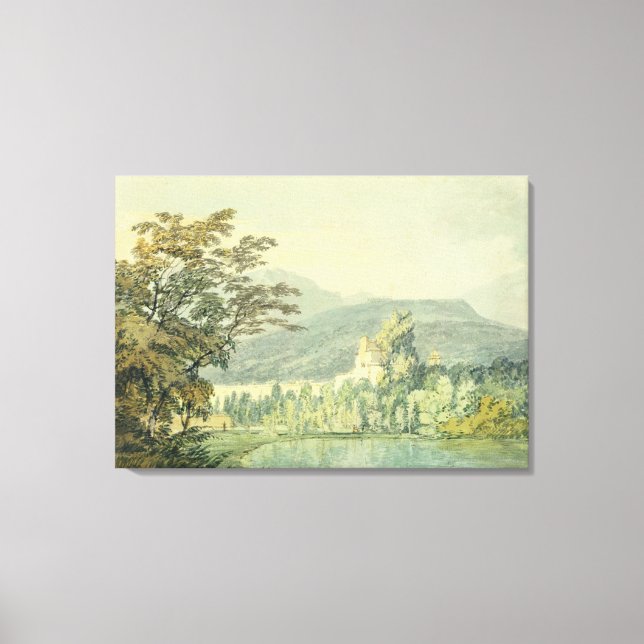 Toile Sir William Hamilton's Villa, vers 1795 (avec styl (Recto)