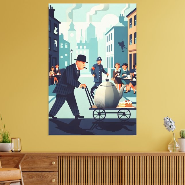 Toile Sir Winston Churchill Cool  (Insitu(Salon))