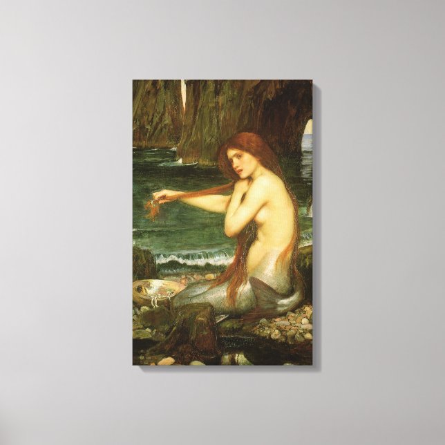 Toile Sirène par John William Waterhouse (Recto)