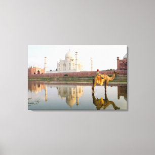 Toile Site funéraire mondialement célèbre du temple Taj 