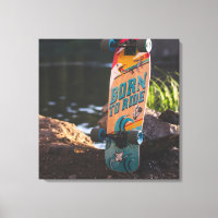 Skateboard Né À Ride