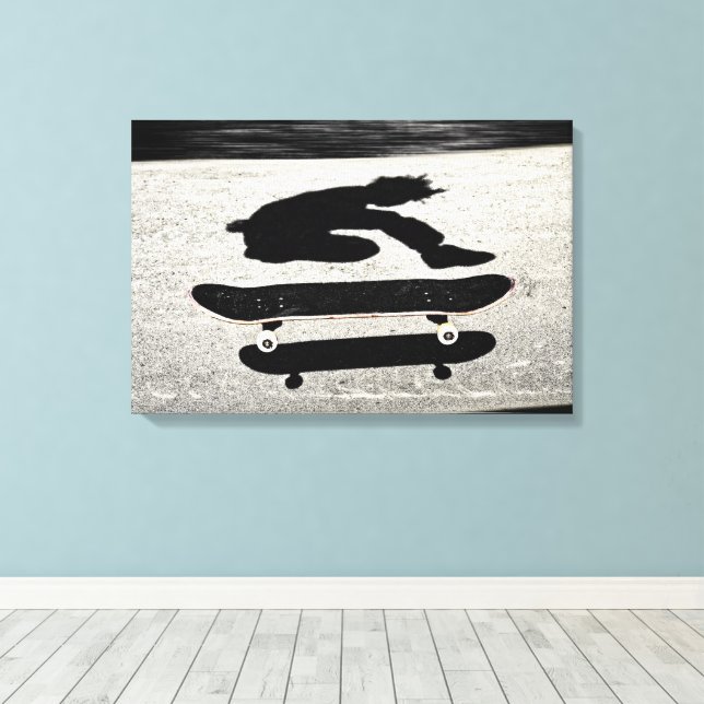 Toile skateboard pris en sandwich (Insitu (Plancher de Bois))