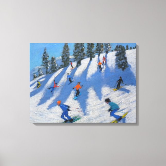Toile Skieurs Lofer 2010 (Recto)