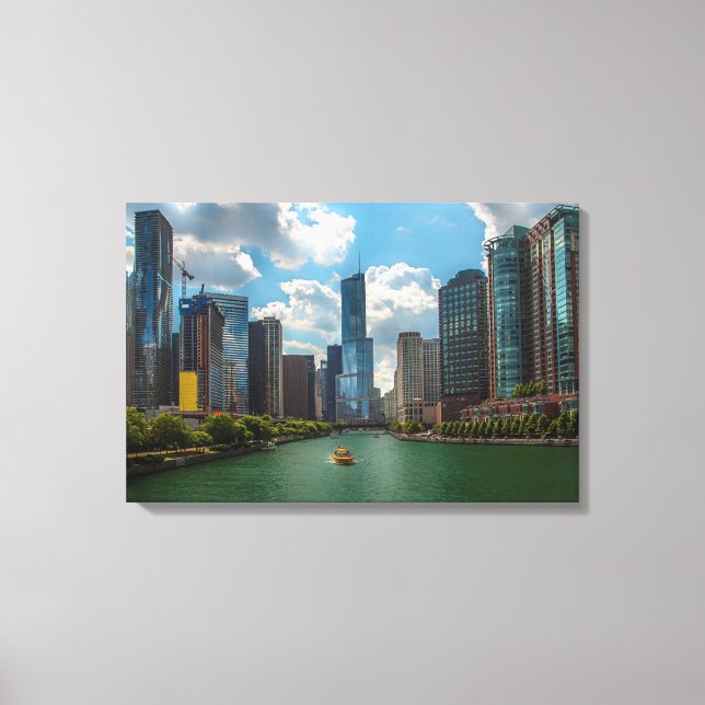 Toile Skyline Chicago (Front)
