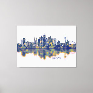 Toile Skyline de Cologne