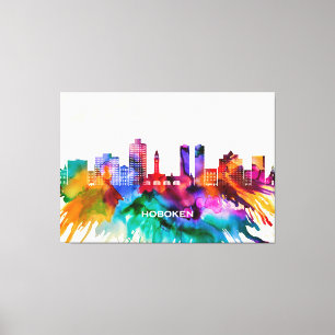 Toile Skyline de Hoboken