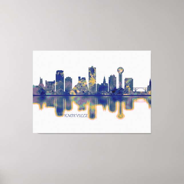 Toile Skyline de Knoxville (Recto)