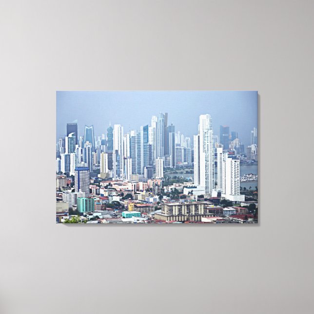 Toile Skyline de Panama City (Recto)