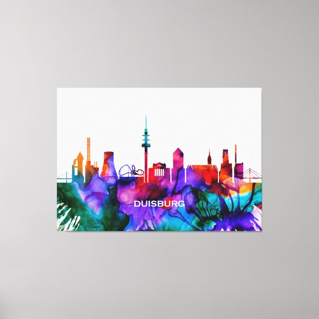 Toile Skyline Duisburg (Recto)