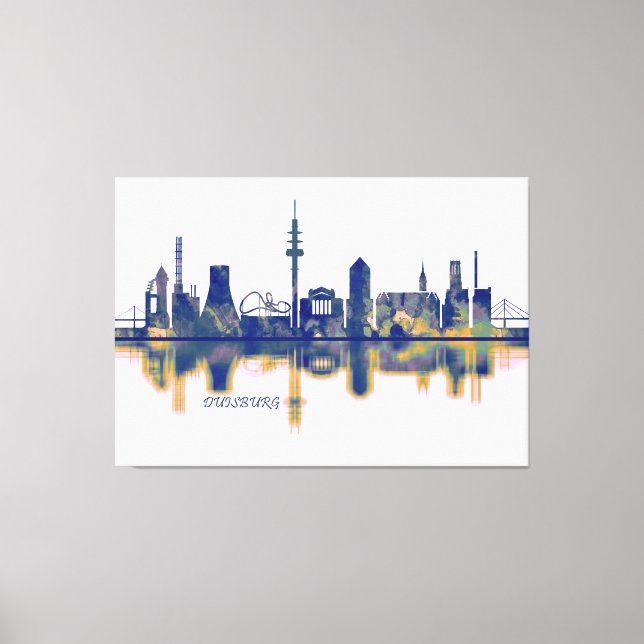 Toile Skyline Duisburg (Recto)