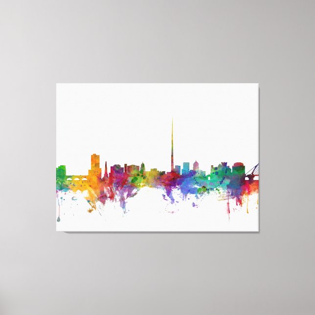 Toile Skyline Irlande de Dublin (Recto)