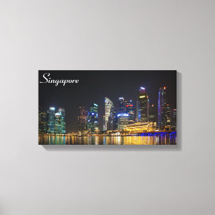 Toile Skyline Singapour pittoresque