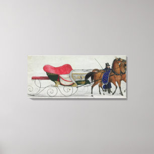 Toile Sleigh hippomobile