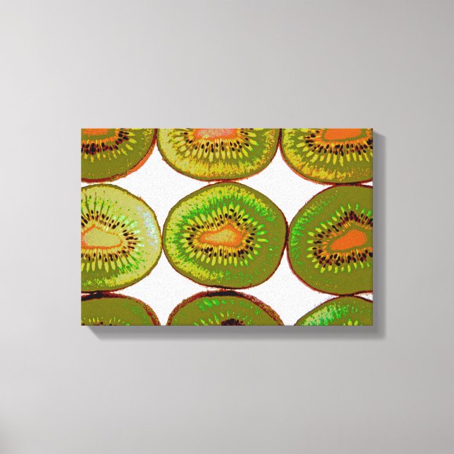 Toile Slices Kiwi (Recto)