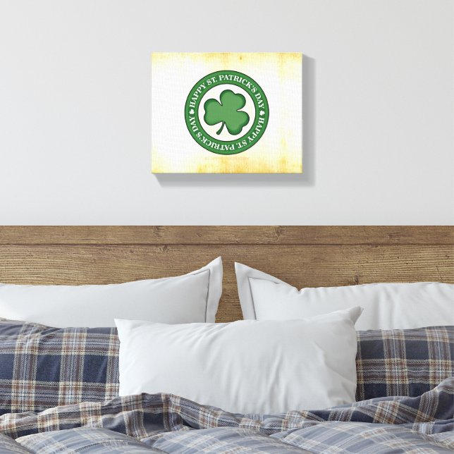 Toile SlipperyJoe fête la Saint Patrick's Day Iris (Insitu(Chambre))