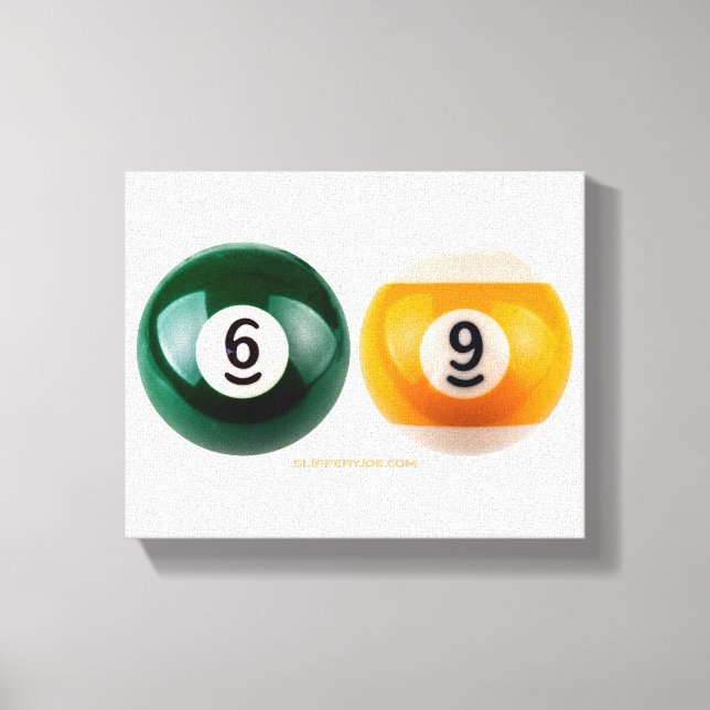 Toile SlipperyJoe's 69 table de billard dur deux billiar (Recto)