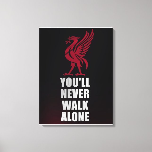 Toile Slogan Liverpool - YNWA (Recto)