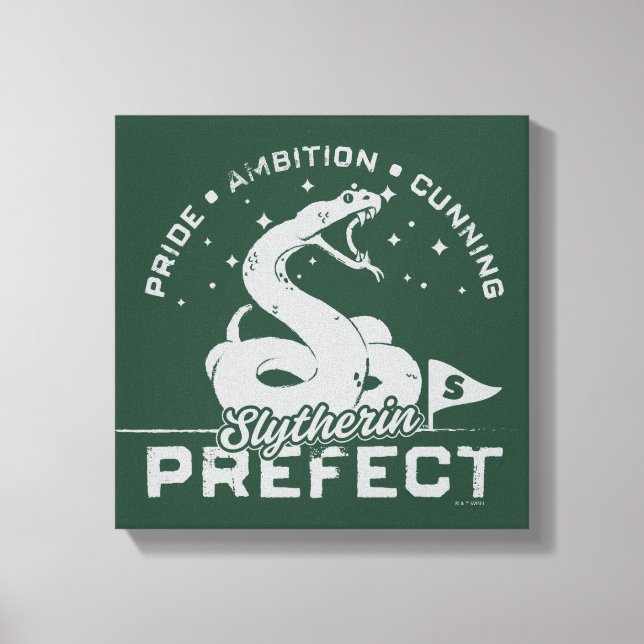 Toile SLYTHERIN™ - Badge Préfet (Recto)