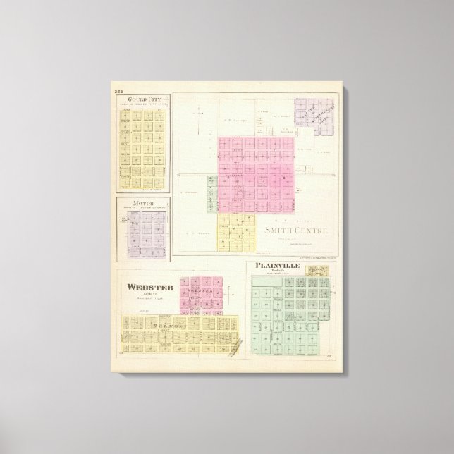 Toile Smith Centre, Gould City, Motor, Webster, Kansas (Recto)