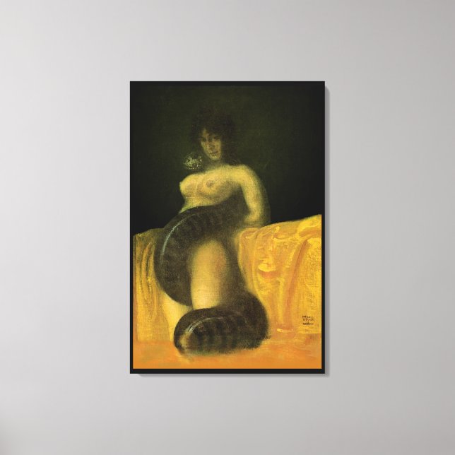 Toile SnakeGrl Stretched Canvas Wall Art 24x36 (ÉPAISSEU (Recto)