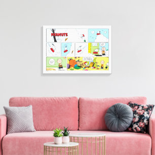 Toile Snoopy Sled Riding Food Dish