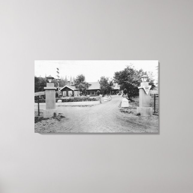 Toile Snoqualmie - Snoqualmie Falls Lodge (Recto)