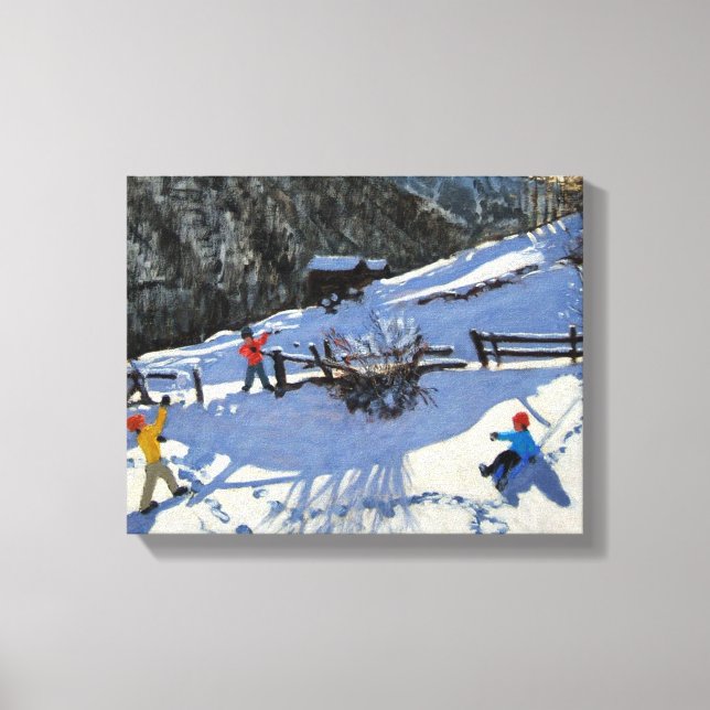 Toile Snowballers Zermatt (Recto)
