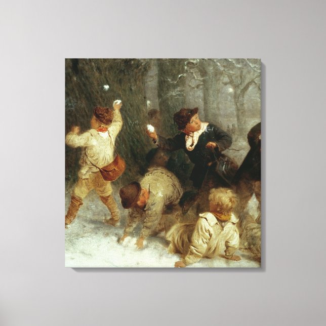 Toile Snowballing, 1865 (Recto)