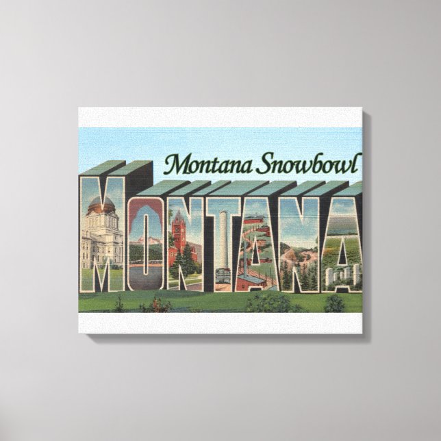 Toile Snowbowl Montana, Montana (Recto)