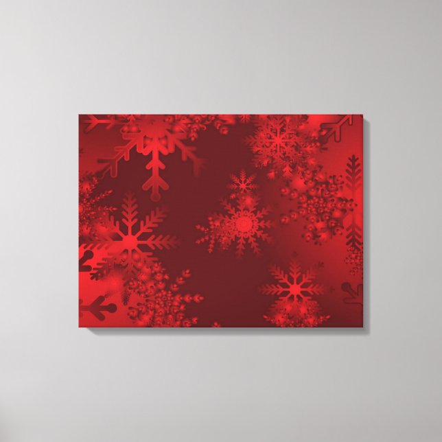 Toile Snowflakes/Toile Enveloppée (Recto)