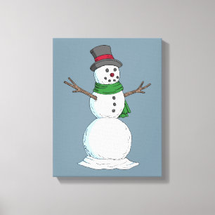 Toile Snowman