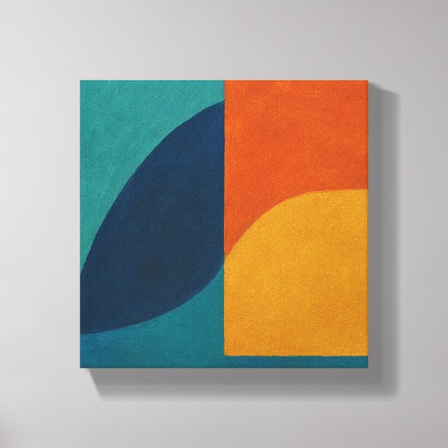 Toile "Snowmelt Resonance" Abstract (Recto)