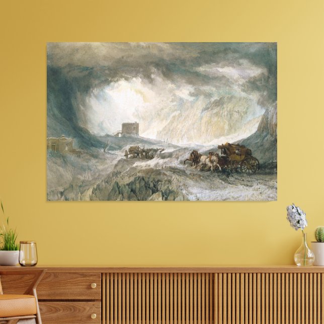 Toile Snowstorm, Mont Cenis (Insitu(Salon))