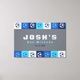 Toile SOCCER Sports Bar Bat mitzvah Se connecter Bureau