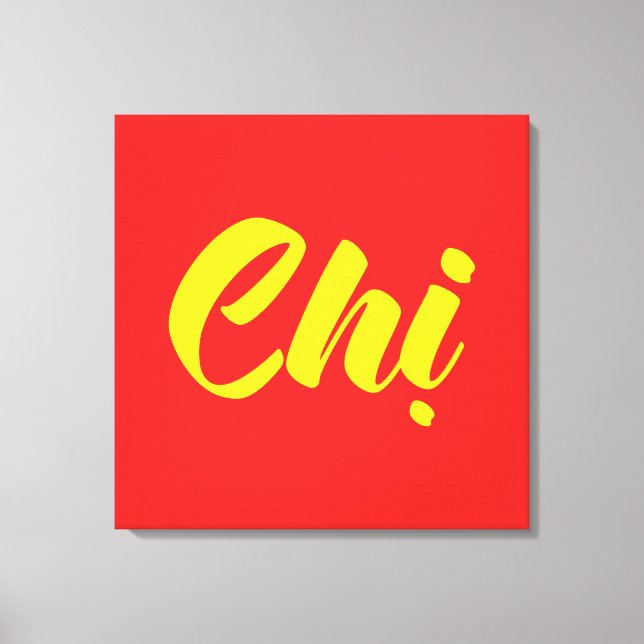 Toile Soeur Vietnamienne - Chi ~ Tien ng Viêt (Recto)