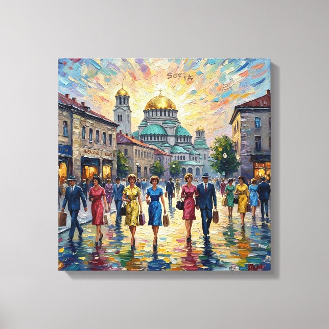 Toile Sofia Bulgarie Cathédrale Alexandre Nevski Œuvre m (Recto)