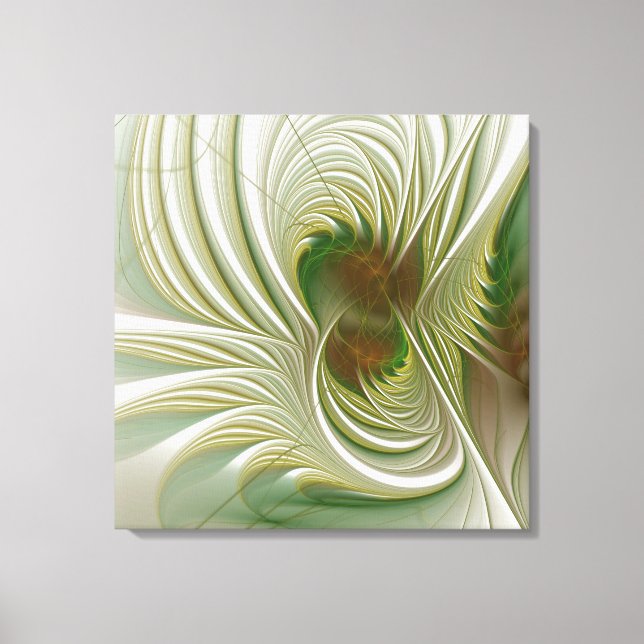 Toile Soft and tenderness fractal fantasy flowers (Recto)