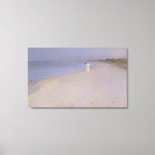 Toile Soirée d'été à South Beach, Skagen, 1893