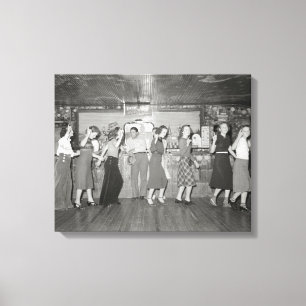 Toile Soirée entre filles, 1938