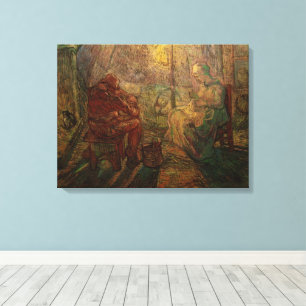 Toile Soirée - La Veillée par Vincent van Gogh
