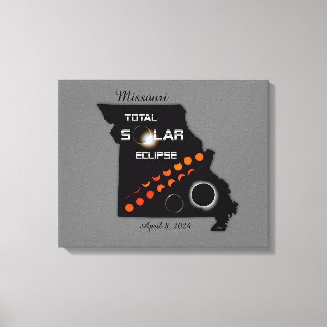 Toile solaire du Missouri Eclipse Imprimer (Recto)