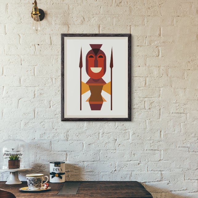 Toile Soldat ancien (art print on the wall dining room)