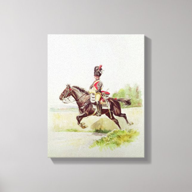 Toile Soldat de la Garde impériale à cheval, 1898 (Recto)